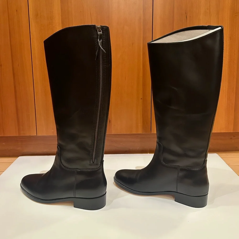 NWOT Cole Haan Black Knee-High Boots - Classic Minimalist - Picture 5 of 10